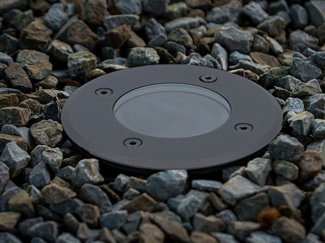 6 x gu10 grondspot rond zand zwart - afbeelding 4 van  6