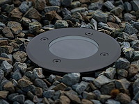 6 x gu10 grondspot rond zand zwart - afbeelding 1 van  6