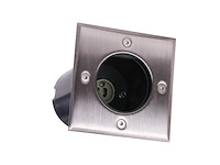 6 x gu10 grondspot vierkant satijn nickel - afbeelding 4 van  5