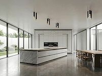 6 x gu10 opbouw design armatuur cilinder zand zwart 35cm - afbeelding 2 van  9