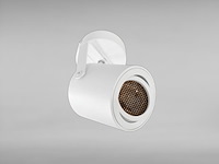 6 x gu10 opbouwspot armatuur cilinder zand wit draaibaar - afbeelding 7 van  8