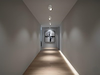 6 x gu10 opbouwspot armatuur cilinder zand wit en zwart draaibaar - afbeelding 2 van  5