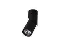 6 x gu10 opbouwspot armatuur cilinder zand zwart draaibaar - afbeelding 3 van  6