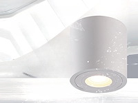 6 x gu10 waterdicht opbouwspot armatuur wit 9,5cm - afbeelding 1 van  7