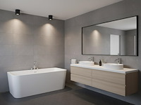 6 x gu10 waterdicht opbouwspot armatuur zwart 9,5cm - afbeelding 2 van  7