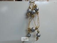 6 x guirlande pvc goud zilver - afbeelding 3 van  3