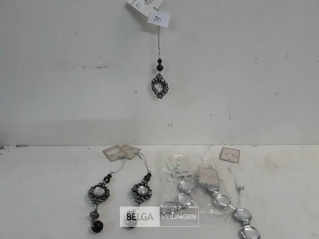 6 x hangdeco 11 cm 2 assorti - afbeelding 2 van  3