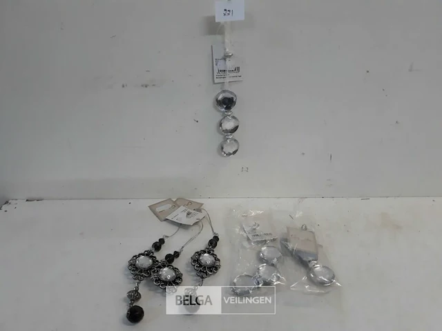6 x hangdeco 11 cm 2 assorti - afbeelding 3 van  3