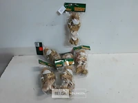 6 x hangdeco kerstman met losse benen - afbeelding 2 van  3