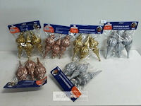 6 x hangdeco pvc 3 stuks 18 cm - afbeelding 2 van  3