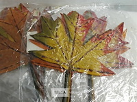 6 x herfstblaadjes pvc 3 stuks - afbeelding 3 van  3