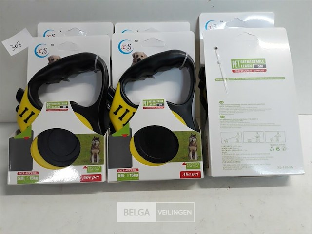 6 x hondenriem oproller 5m - afbeelding 2 van  3