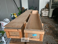 6 x houten kist met deksel - afbeelding 3 van  4