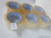 6 x inpakkleefband 66mm x 50 m - afbeelding 2 van  2