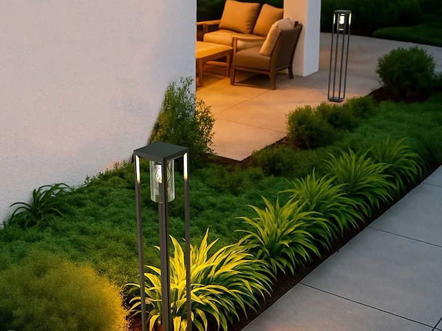 6 x intec led kyoto solar vloerlampen - afbeelding 4 van  10