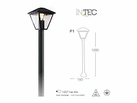 6 x intec prisma 100 tuinlantaarns antraciet - afbeelding 3 van  6