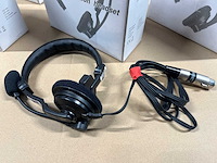 6 x intercom asl hs-1/d headset single ear w/dynamic mic - afbeelding 2 van  3