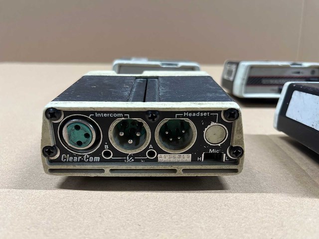 6 x intercom beltpack clear-com rs-501 1-channel - afbeelding 3 van  4