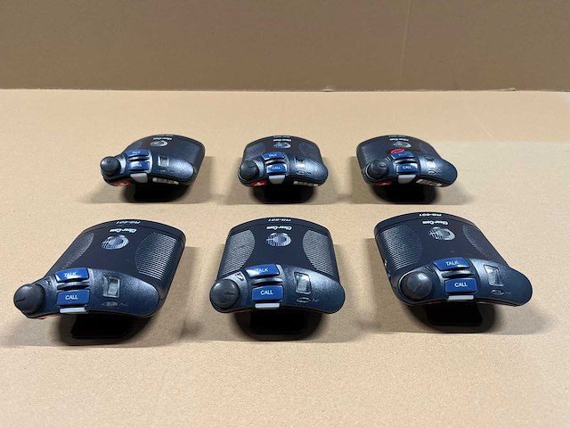 6 x intercom clearcom rs-601 beltpack 1-channel - afbeelding 1 van  5