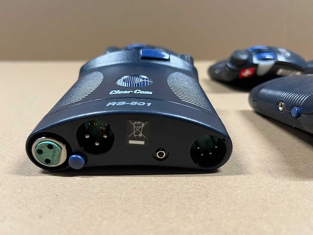 6 x intercom clearcom rs-601 beltpack 1-channel - afbeelding 4 van  5