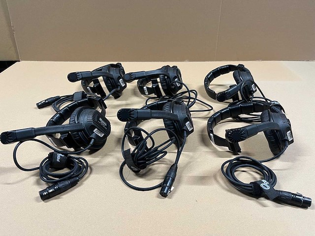 6 x intercom-headset mbk-800-1 - german maestro gmh d 8.400 s - single ear - afbeelding 1 van  4