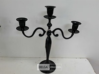 6 x kandelaar voor 3 kaarsen - afbeelding 3 van  3