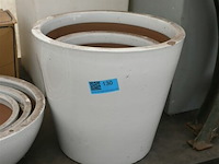 6 x keramieke bloempot - afbeelding 3 van  5