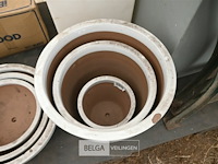 6 x keramieke bloempot - afbeelding 4 van  5