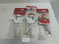 6 x kerstgong 2 assorti - afbeelding 2 van  3