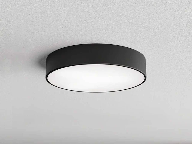 6 x kiio 36 watt plafond led lamp zwart - afbeelding 1 van  8