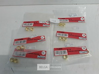 6 x knelring koper 10 mm 2 stuks - afbeelding 2 van  3