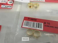 6 x knelring koper 10 mm 2 stuks - afbeelding 3 van  3