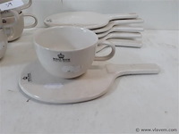 6 x koffietas met onderbord royal boch - afbeelding 2 van  2