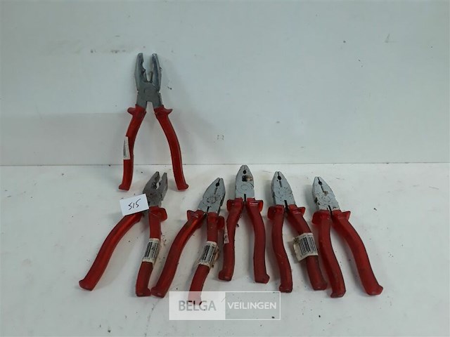 6 x kombinatie tang 200 mm - afbeelding 2 van  3