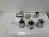 6 x koppelstuk ½ chrome mix - afbeelding 2 van  3
