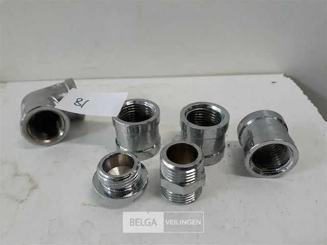 6 x koppelstuk ½ chrome mix - afbeelding 3 van  3