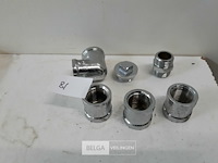 6 x koppelstuk ½ chrome mix - afbeelding 1 van  3