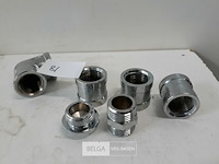 6 x koppelstuk ½ chrome mix - afbeelding 3 van  3
