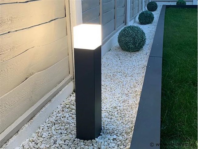 6 x largo 50 sensor buiten lamp zwart - afbeelding 7 van  9