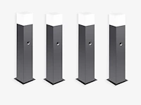 6 x largo 50 sensor buiten lamp zwart - afbeelding 2 van  7