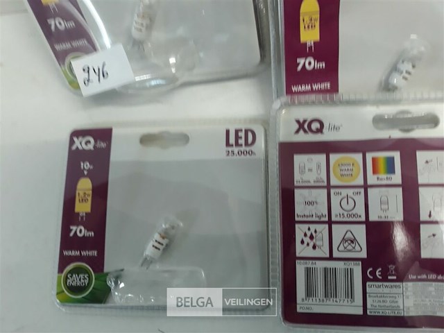 6 x led 12v g4 1,2w 70lm warm wit - afbeelding 3 van  3