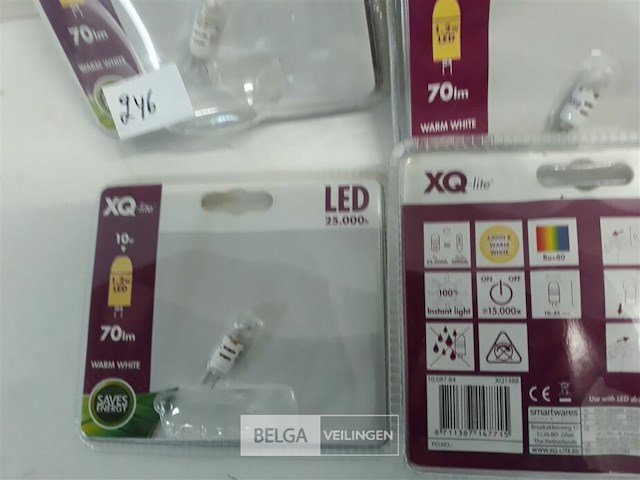 6 x led 12v g4 1,2w 70lm warm wit - afbeelding 3 van  3