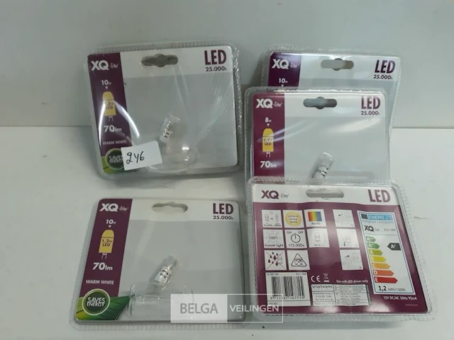 6 x led 12v g4 1,2w 70lm warm wit - afbeelding 2 van  3