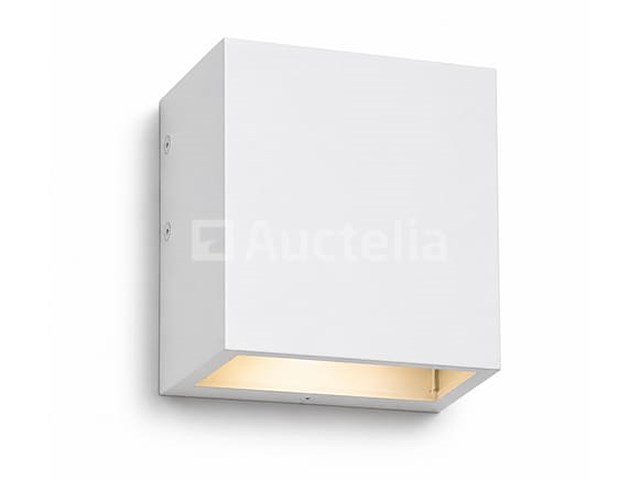 6 x led buiten wandlamp – 4w – 4200k neutraal wit - wit – ip65 – sekoya - afbeelding 1 van  5