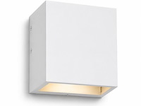 6 x led buiten wandlamp – 4w – 4200k neutraal wit - wit – ip65 – sekoya - afbeelding 2 van  5