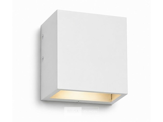 6 x led buiten wandlamp – 4w – 4200k neutraal wit - wit – ip65 – sekoya - afbeelding 3 van  6