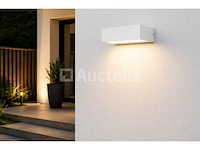 6 x led buiten wandlamp – 9w – 4200k neutraal wit - wit – ip65 – andiz - afbeelding 1 van  5