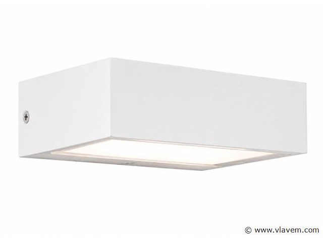 6 x led buiten wandlamp – 9w – 4200k neutraal wit - wit – ip65 – andiz - afbeelding 2 van  5