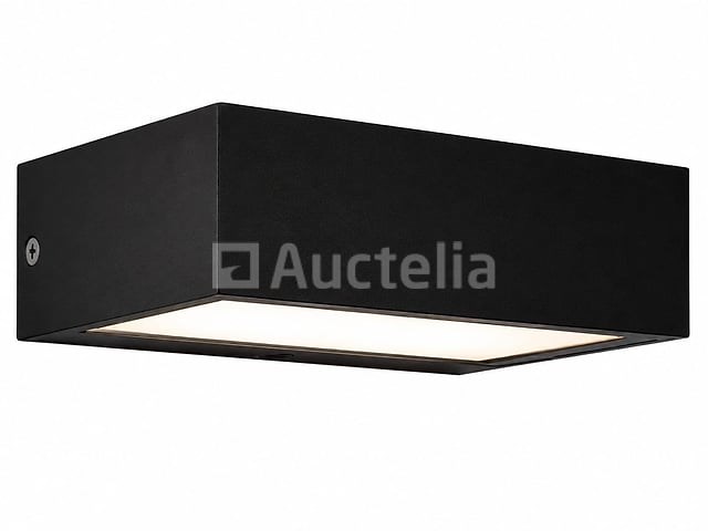 6 x led buiten wandlamp – 9w – 4200k neutraal wit - zwart – ip65 – andiz - afbeelding 4 van  5