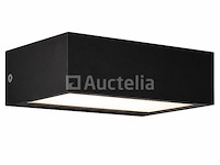 6 x led buiten wandlamp – 9w – 4200k neutraal wit - zwart – ip65 – andiz - afbeelding 4 van  5